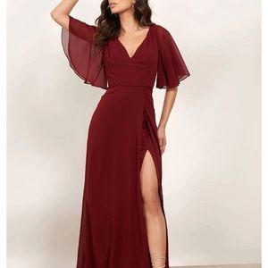 Burgundy maxi Tobi dress. Brand new never worn